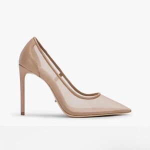 Tony Bianco Apex Heel in Skin Nylon
